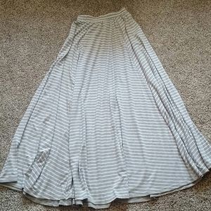 Stripe Maxi Skirt